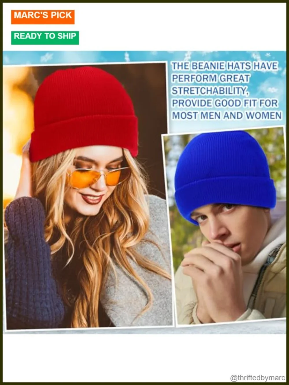 48 Pack Knit Beanies Hats Winter Warm Cuffed Skull Cozy Cap Unisex